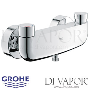 Grohe Eurosmart Cosmopolitan T Self-Closing Shower Mixer (1/2 Inch) - 2010 to 2012 - Spare Parts 36320000 GEN1
